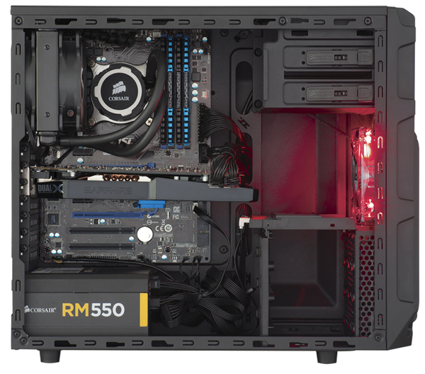 Corsair Carbide SPEC-03 Red Light, Mid Tower Gaming case