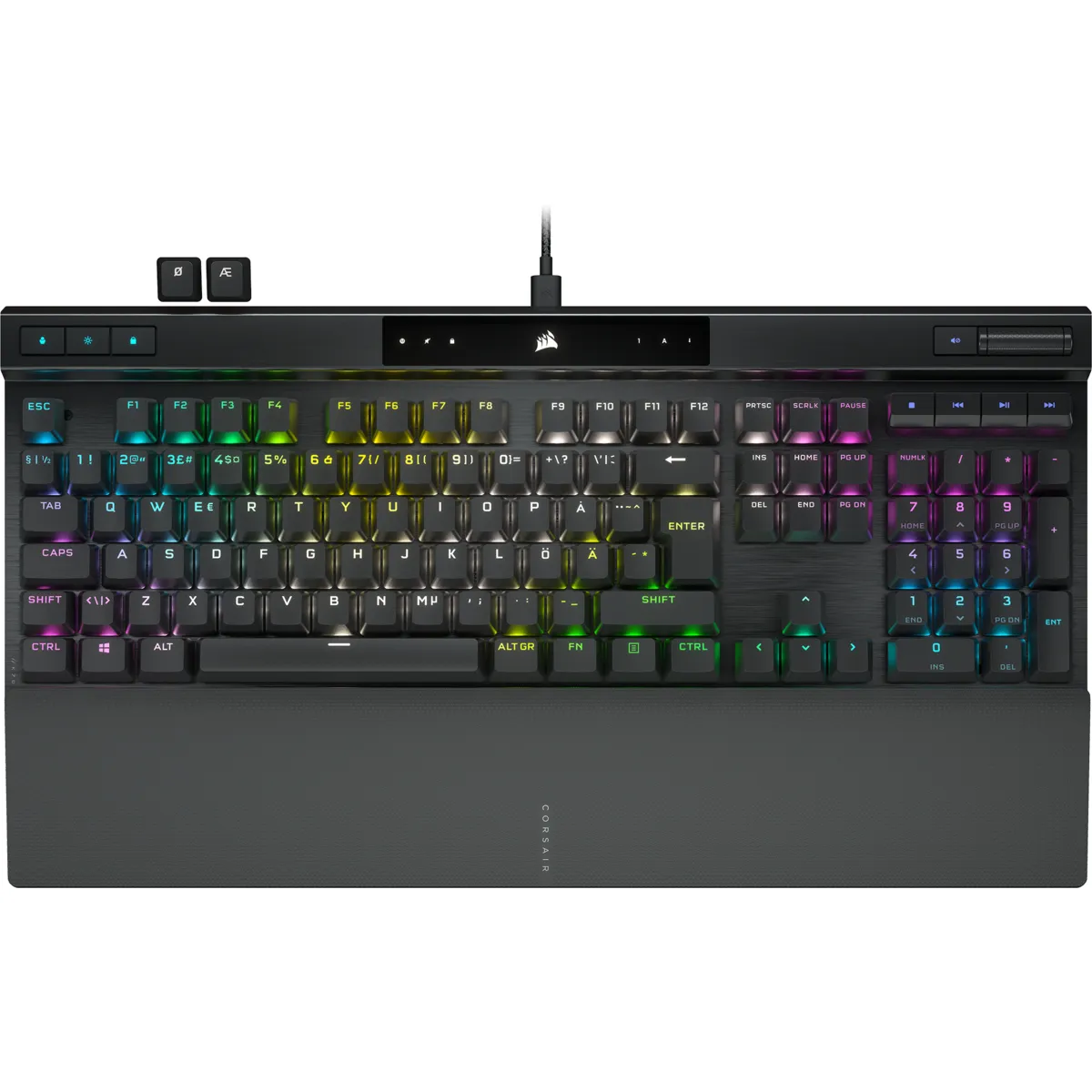 Corsair K70 RGB PRO - mechanical gaming keyboard, black (Cherry MX Speed Silver)