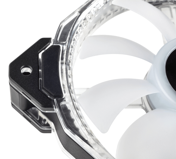 Corsair HD120 RGB Individually Adressable Static Pressure LED Fan with controller 3-pack