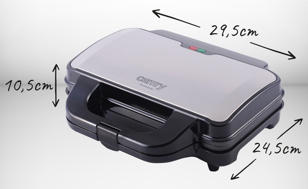 Camry CR 3054 Sandwich Maker XL 1300 W Black/Silver