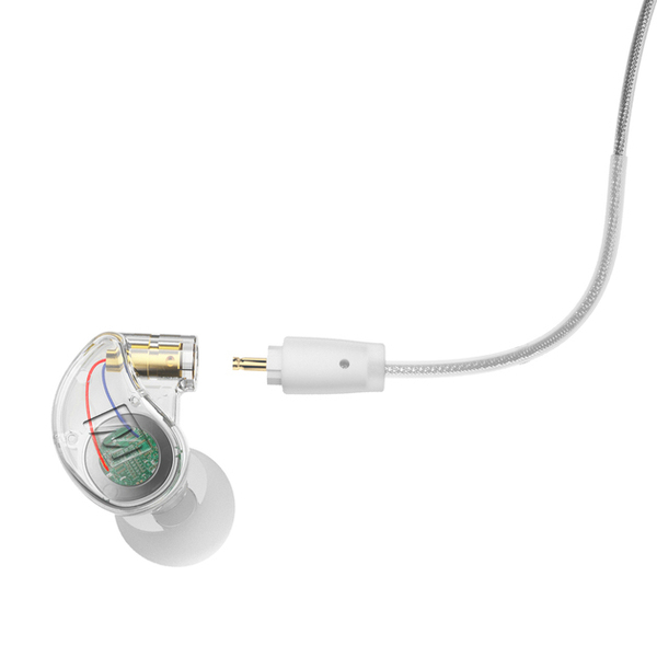 MEE audio M6 PRO Generation 2  Noise-Isolating In-Ear headphones with Detachable Cables /clear