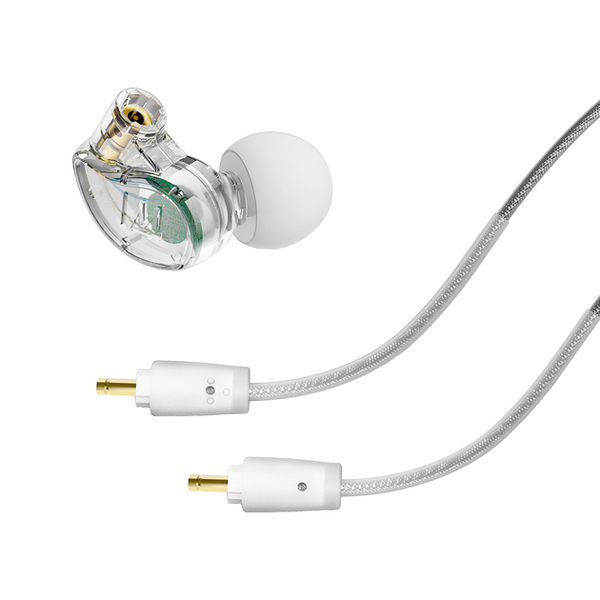 MEE audio M6 PRO Generation 2  Noise-Isolating In-Ear headphones with Detachable Cables /clear
