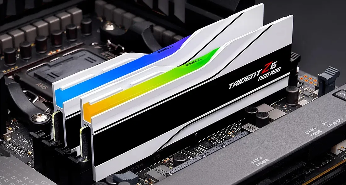 G.Skill Trident Z5 Neo RGB 64 GB (2 x 32 GB) DDR5 6000 MT/s, CL36 - minne