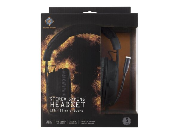 Deltaco Gaming GAM-030 - gaming headset, black