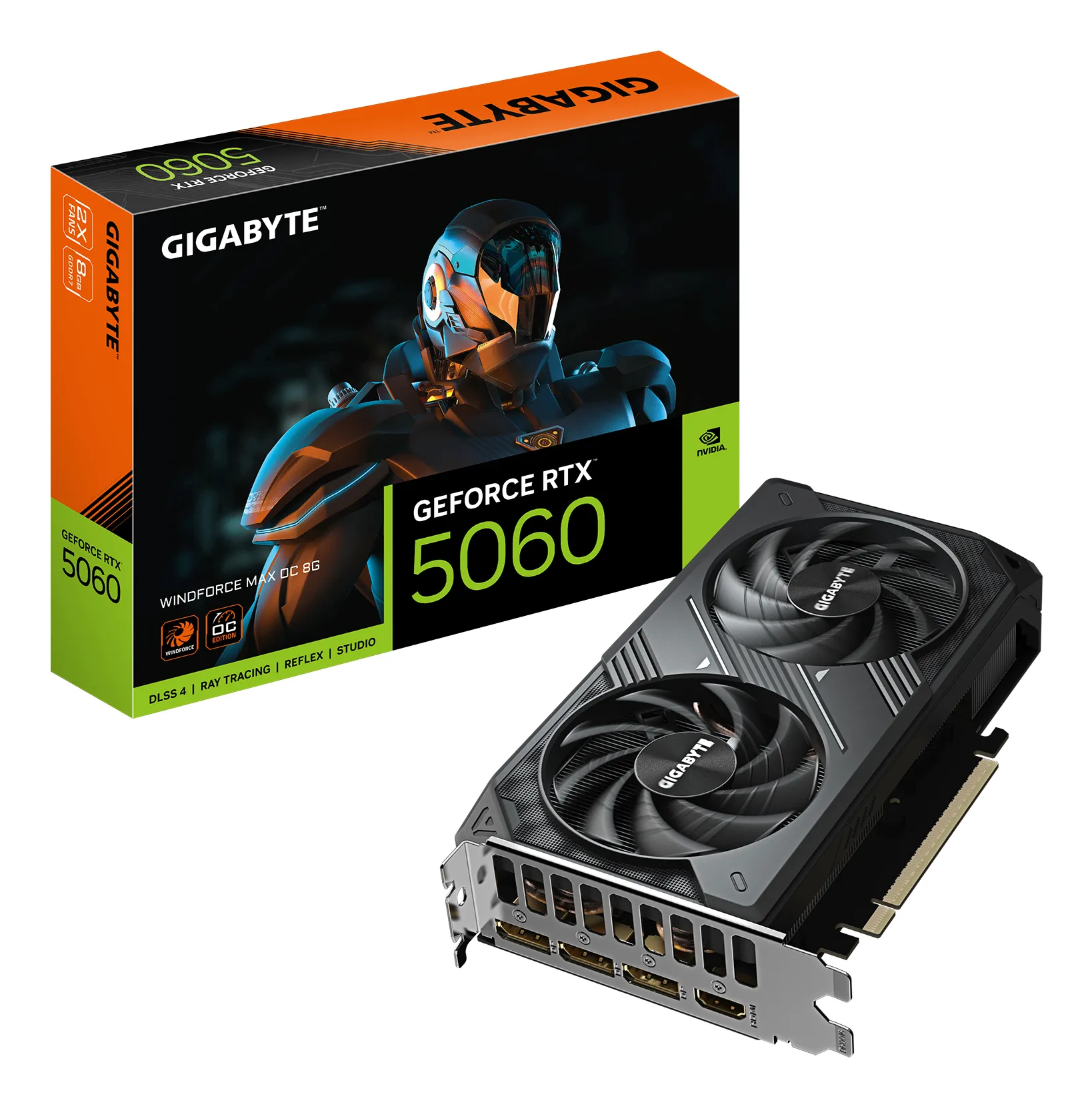 Gigabyte GeForce RTX 5060 8 Gt OC -näytönohjain Gigabyte GeForce RTX 5060 8 Gt OC -näytönohjain