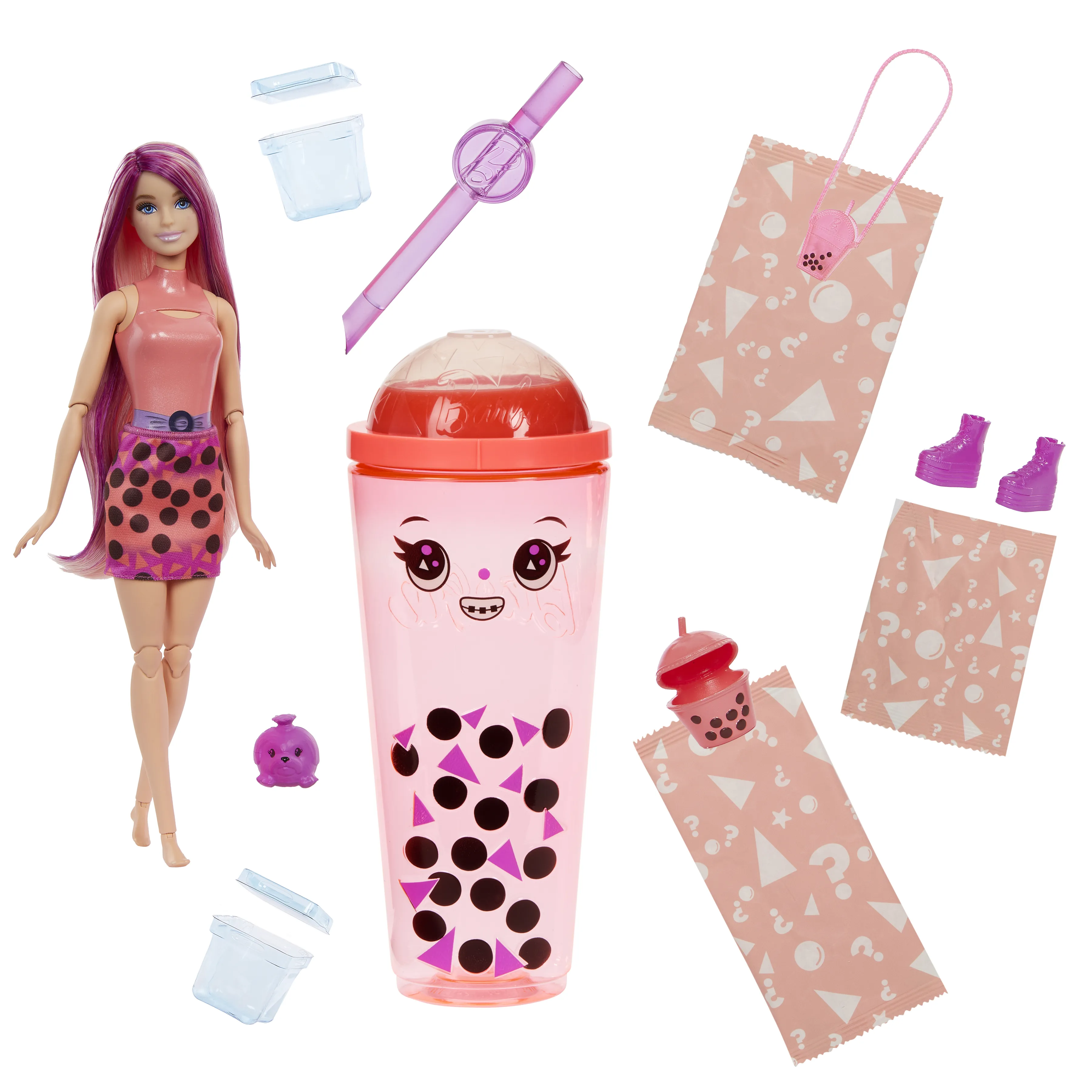 Mattel Barbie Pop! Reveal Bubble Tea Series - Mango Mochi, toy figure