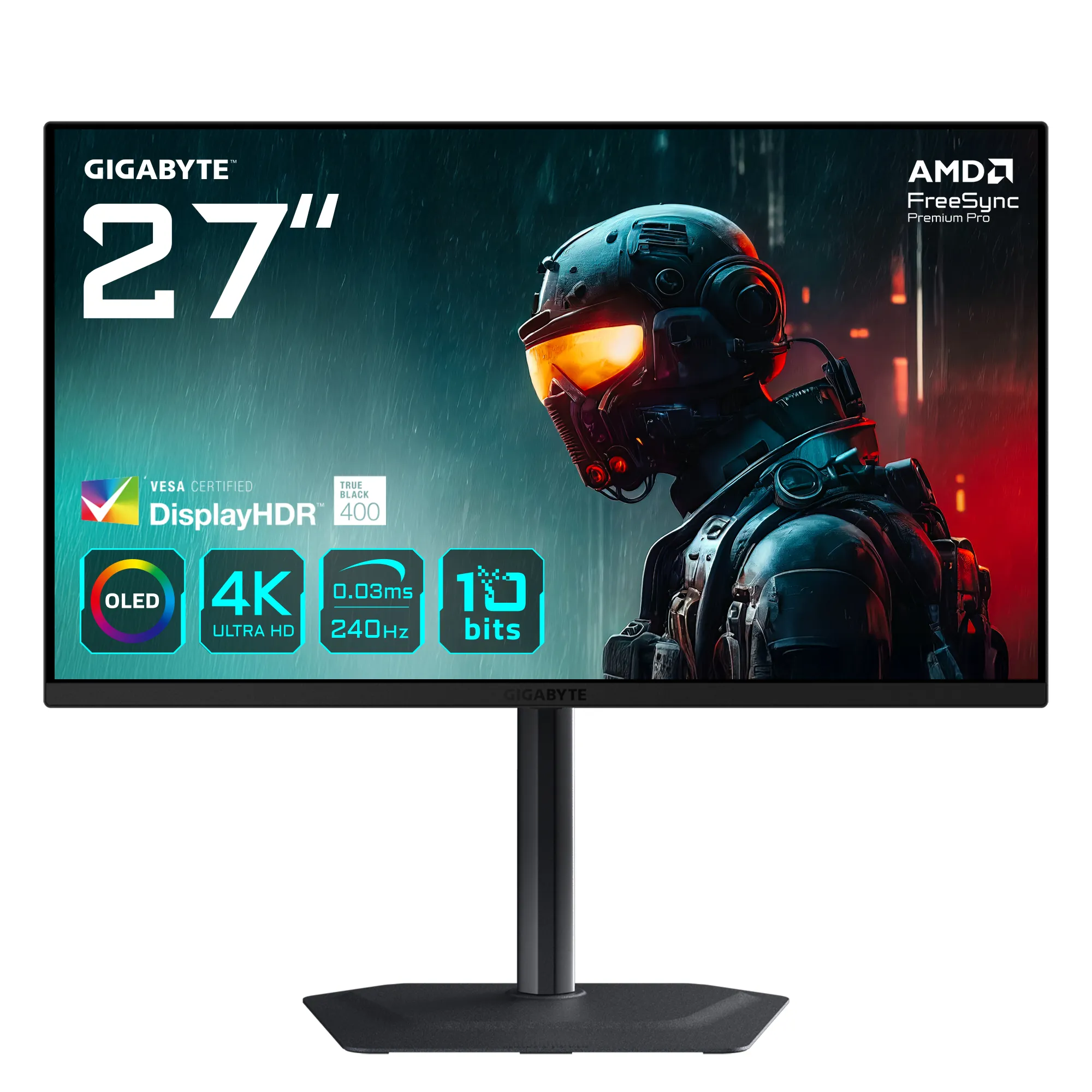 GIGABYTE MO27U2 27" 4K UHD, QD-OLED 240Hz Gaming Monitor with USB-C hub GIGABYTE MO27U2 27" 4K UHD, QD-OLED 240Hz Gaming Monitor with USB-C hub