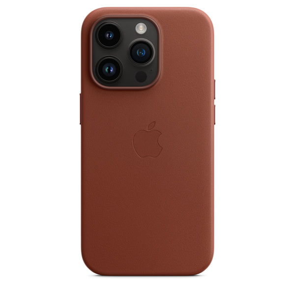 Apple iPhone 14 Pro, MagSafe - leather case, Umber