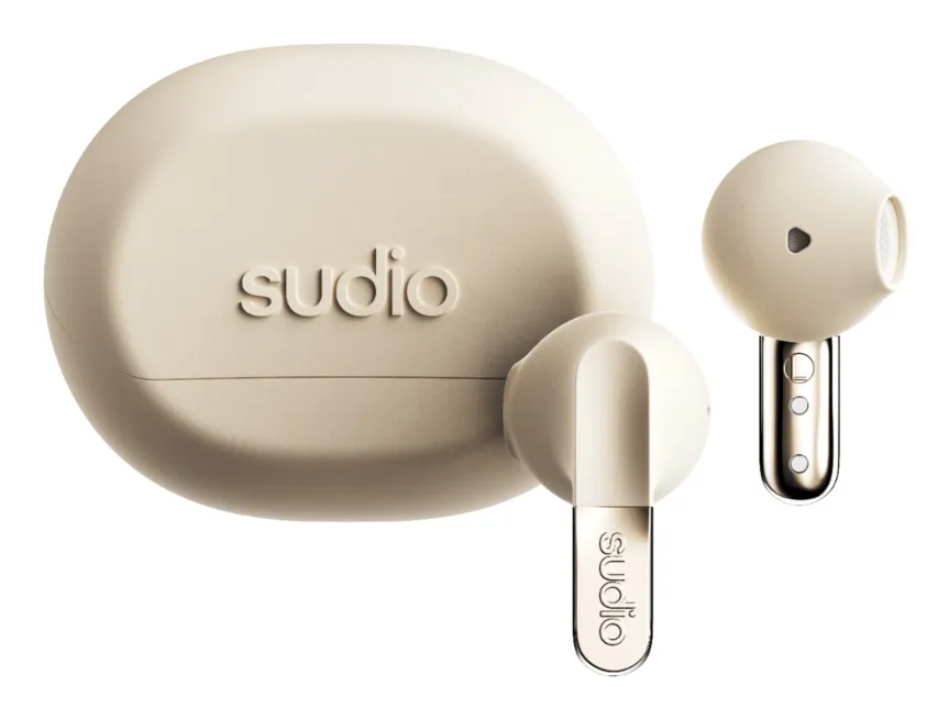 Sudio N3 Wireless Earbuds, Golden Sand