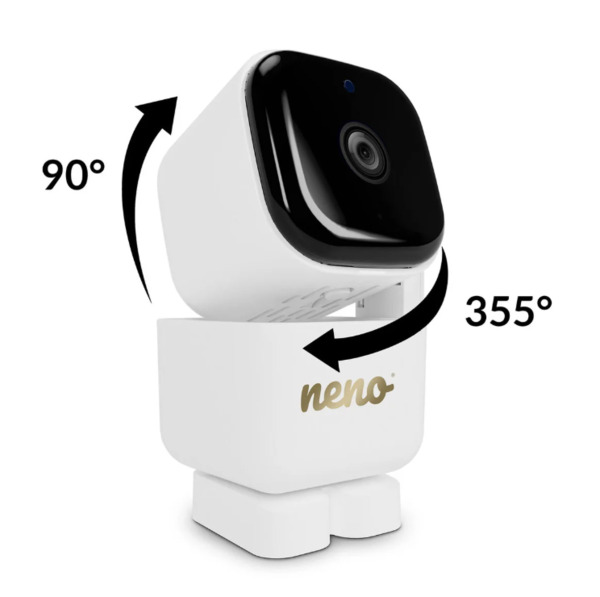 Neno Ciao videobabyvakt, 5", Vit/Svart