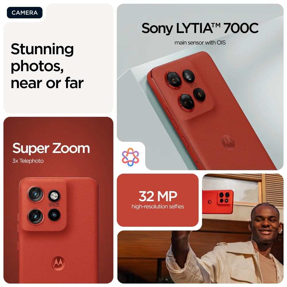 Motorola Edge 60 Neo 12/256GB, PANTONE Poinciana