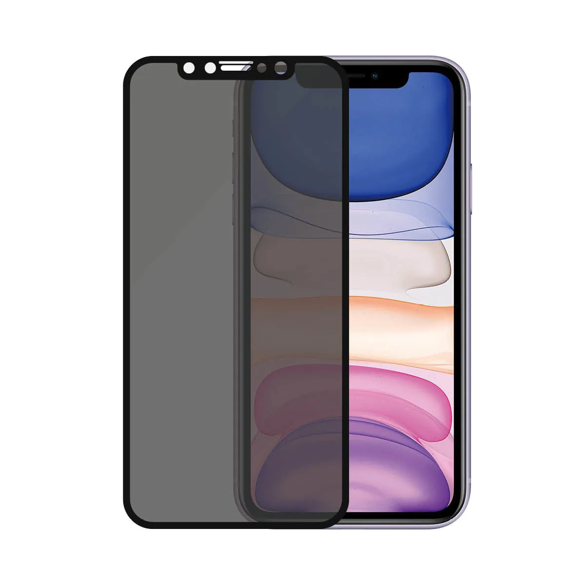 PanzerGlass Case Friendly, Privacy, iPhone XR - sk&auml;rmskydd