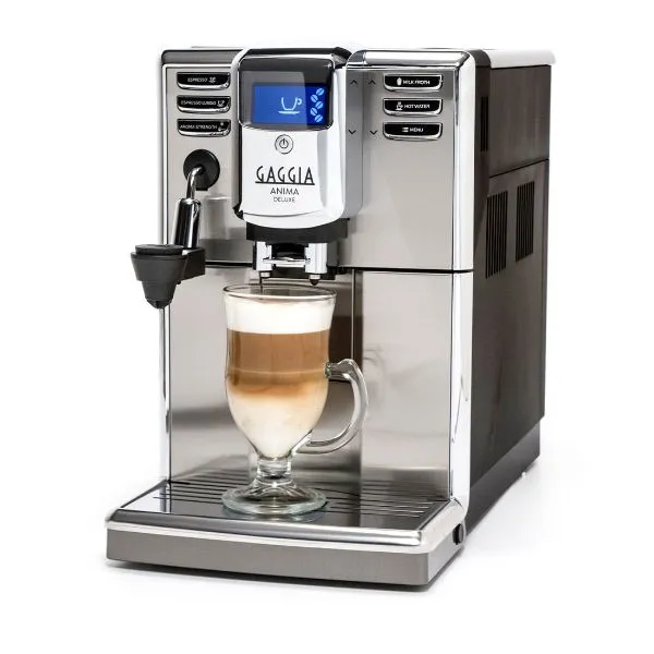 Gaggia Anima Deluxe - espresso machine, fully automatic, Black, Stainless steel