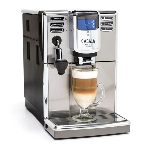 Gaggia Anima Deluxe - espresso machine, fully automatic, Black, Stainless steel