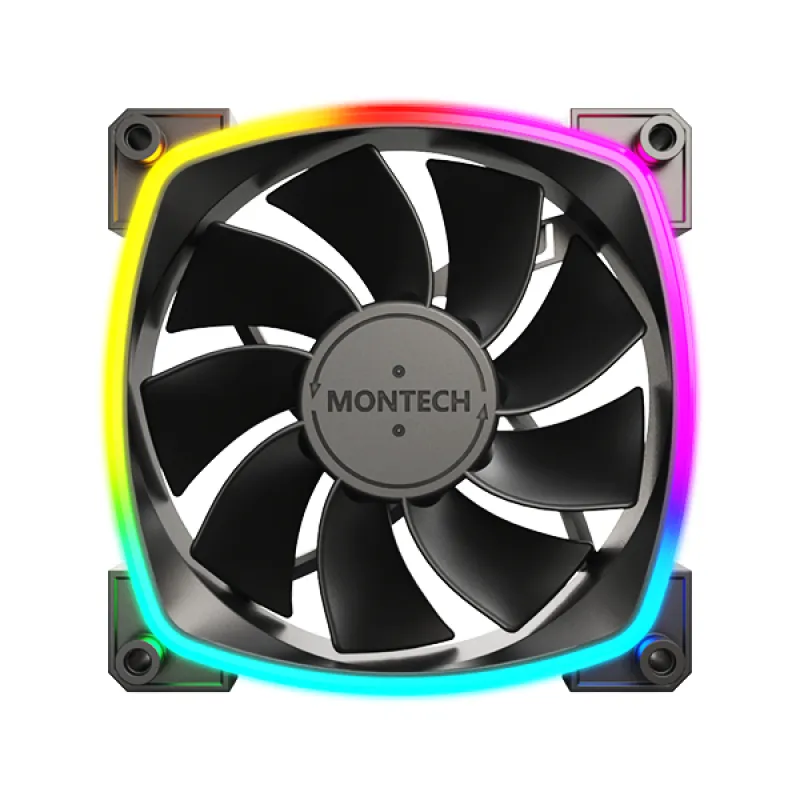 Montech RX PWM - Reverse, 120mm - case fan, black