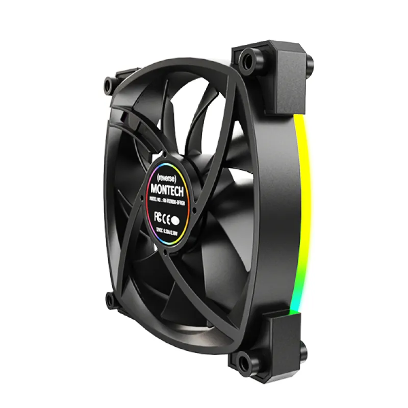 Montech RX PWM - Reverse, 120mm - case fan, black