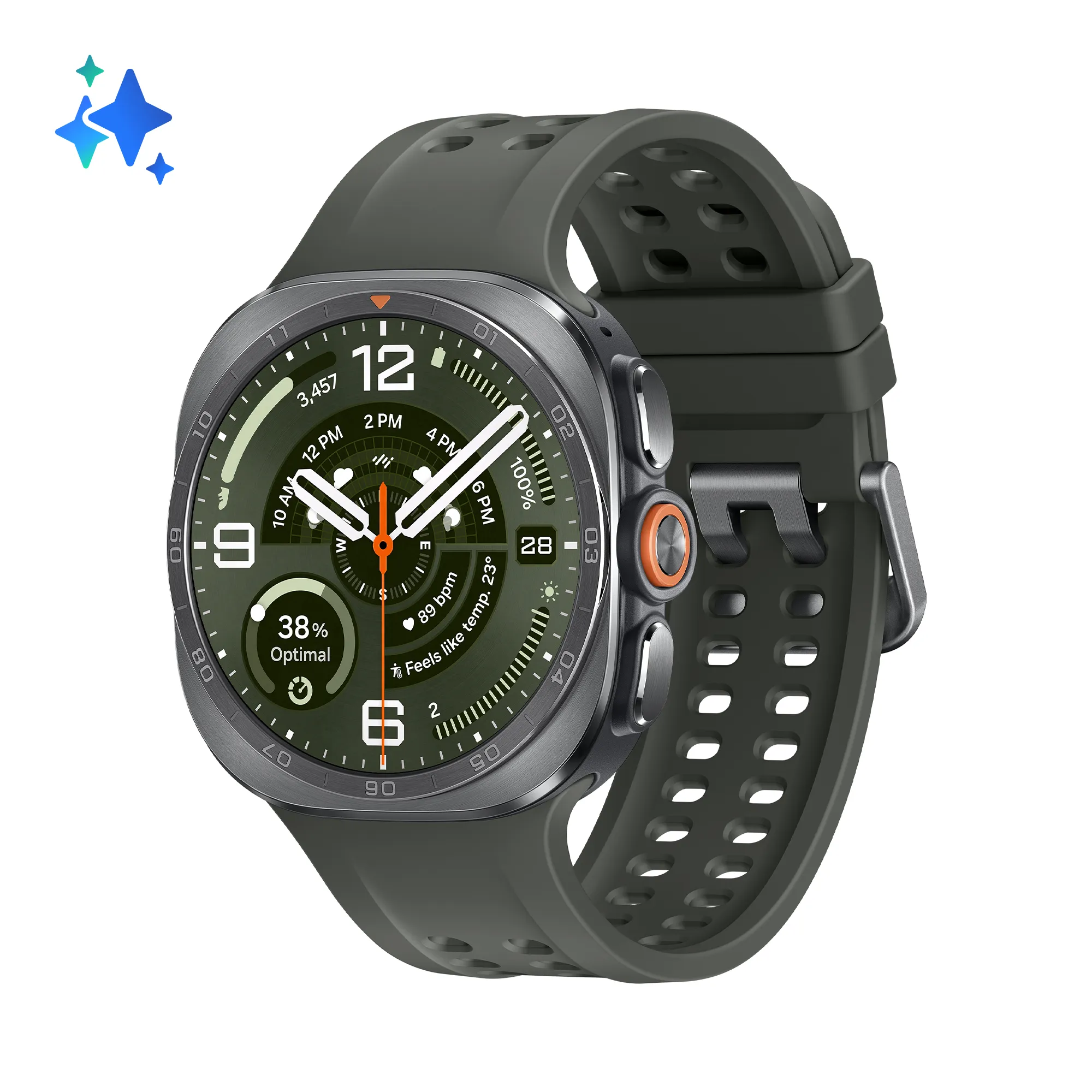 Samsung Galaxy Watch Ultra2 LTE 47mm smartklocka, titanium silver