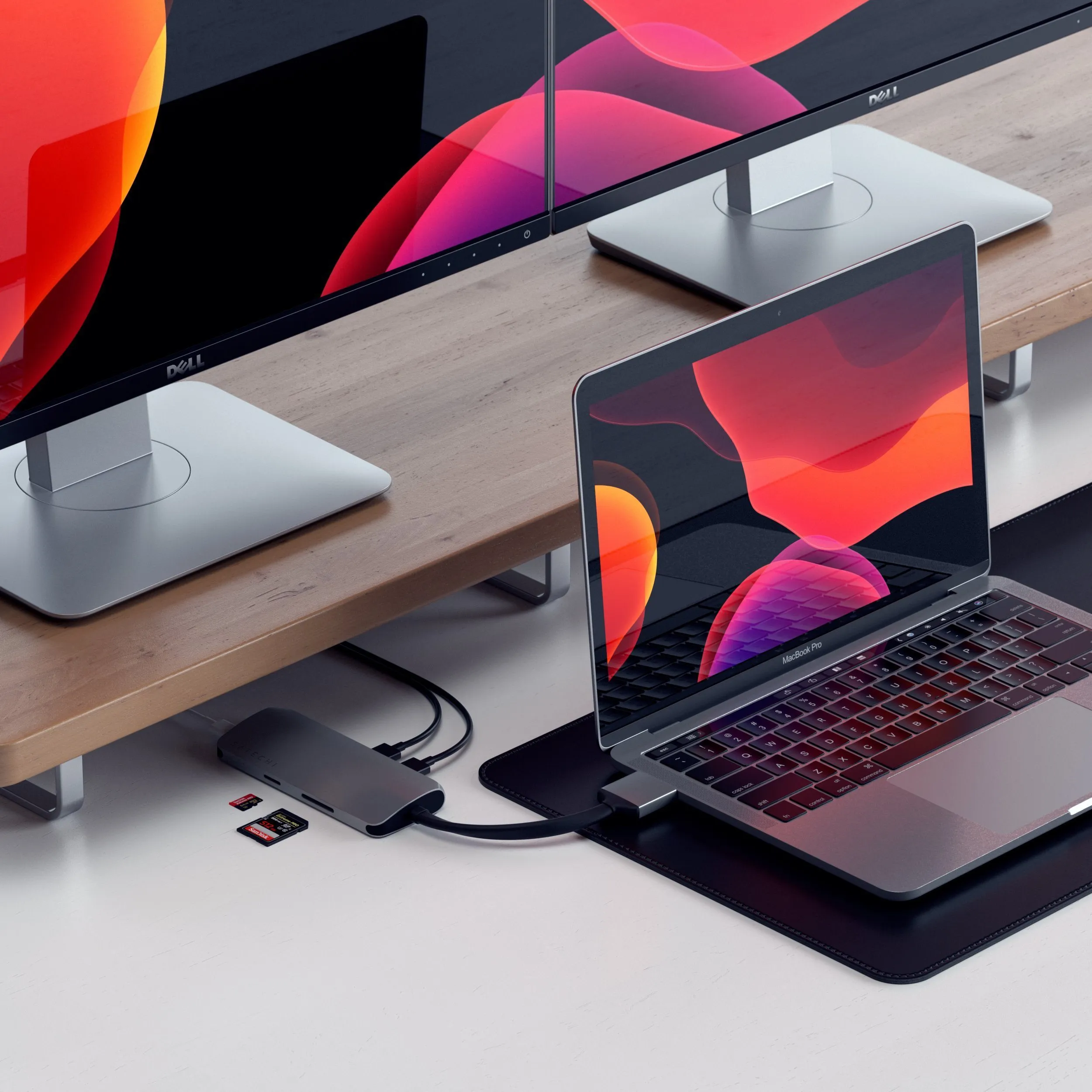 Satechi USB-C Multimedia Adapter Dual 4K HDMI Gigabit Ethernet