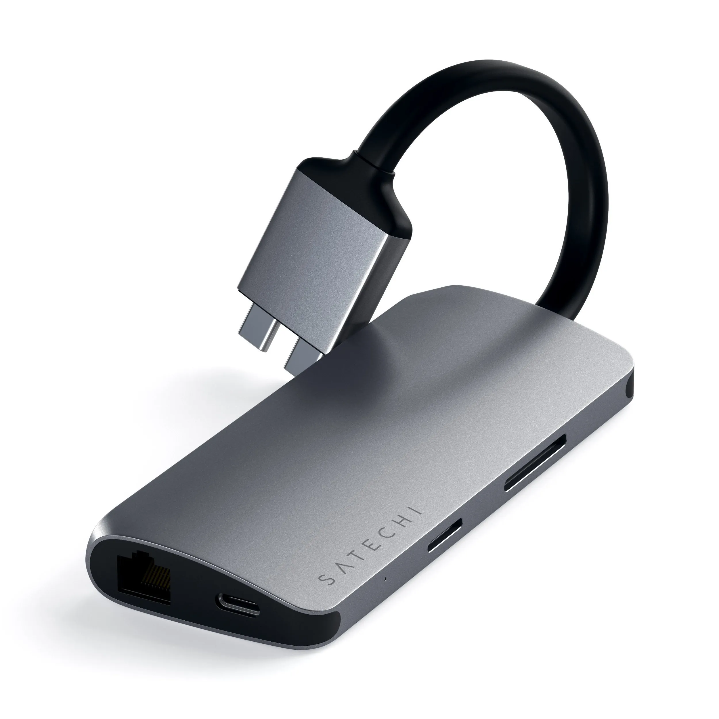 Satechi USB-C Multimedia Adapter Dual 4K HDMI Gigabit Ethernet