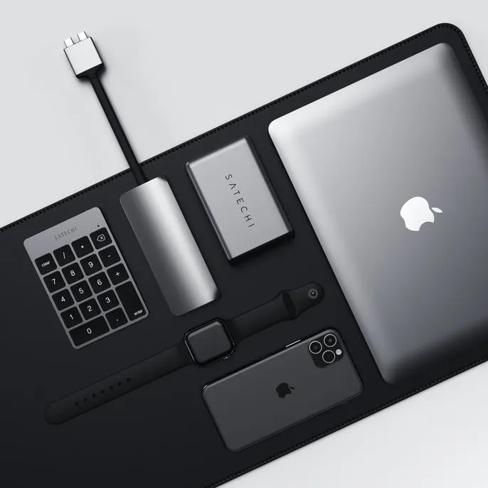 Satechi USB-C Multimedia Adapter Dual 4K HDMI Gigabit Ethernet