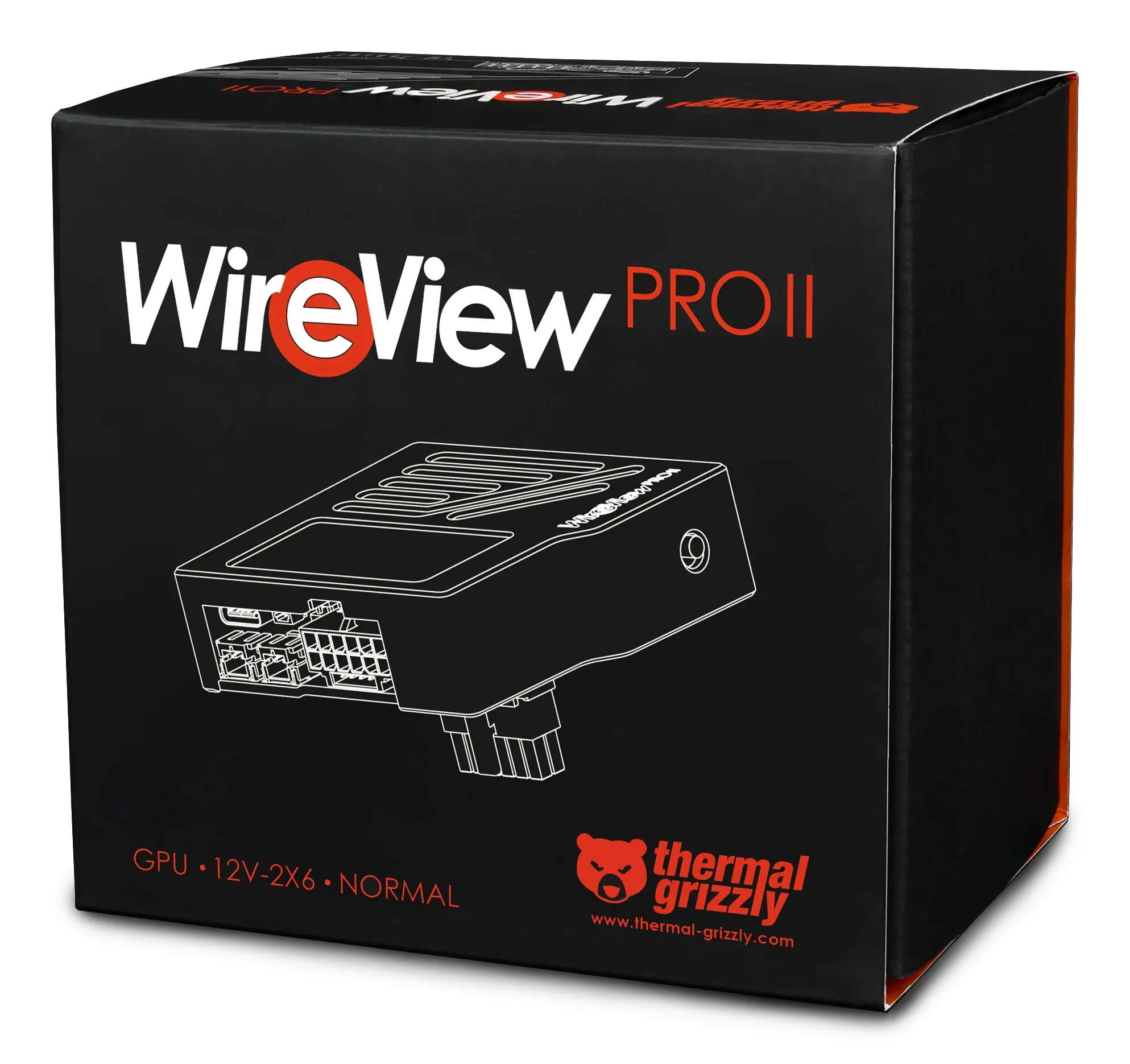Thermal Grizzly WireView Pro II GPU Power Monitoring Adapter, 12V-2x6 Normal, 90&deg;