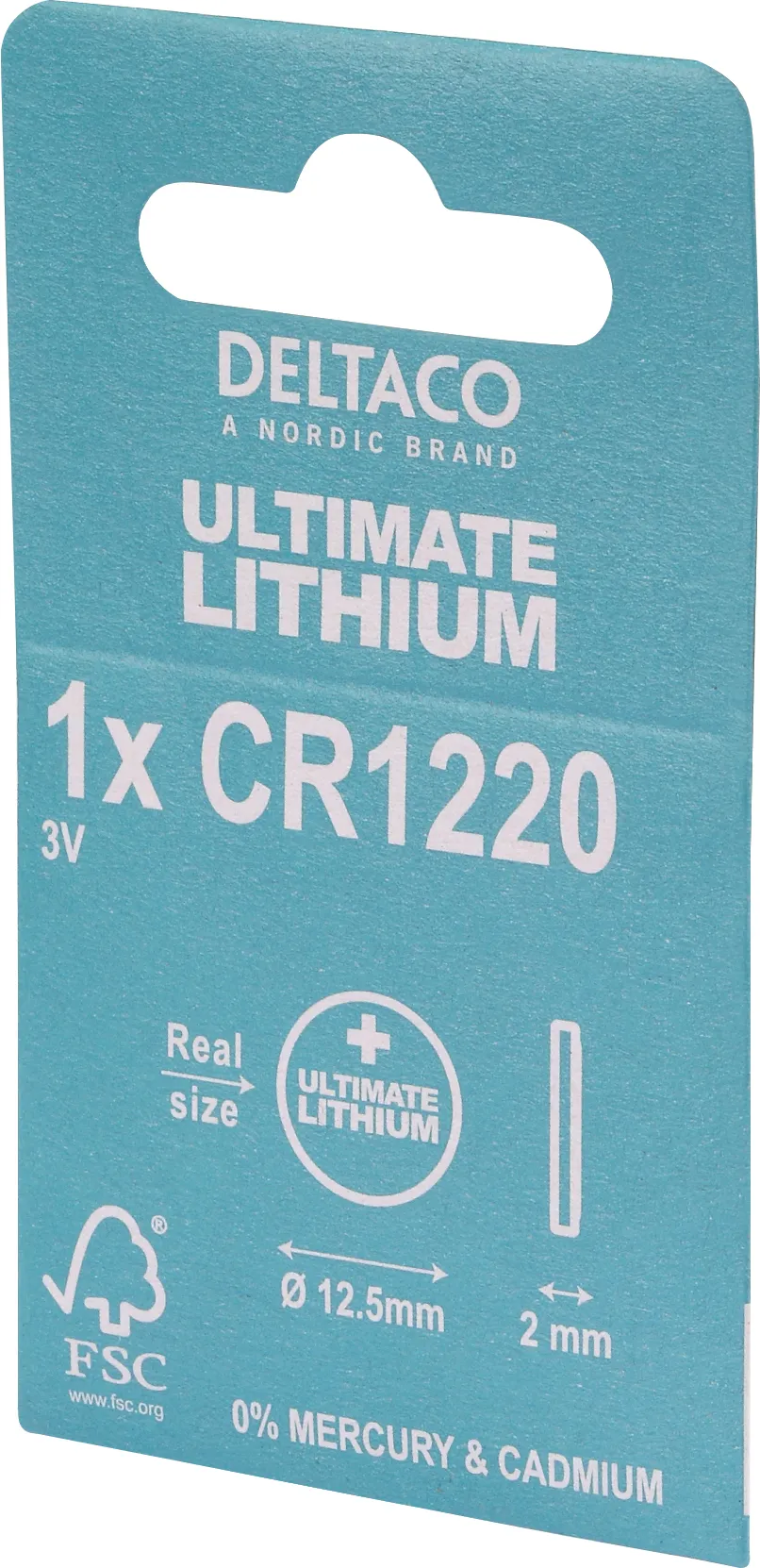 DELTACO ULT-CR1220-1P - Battery