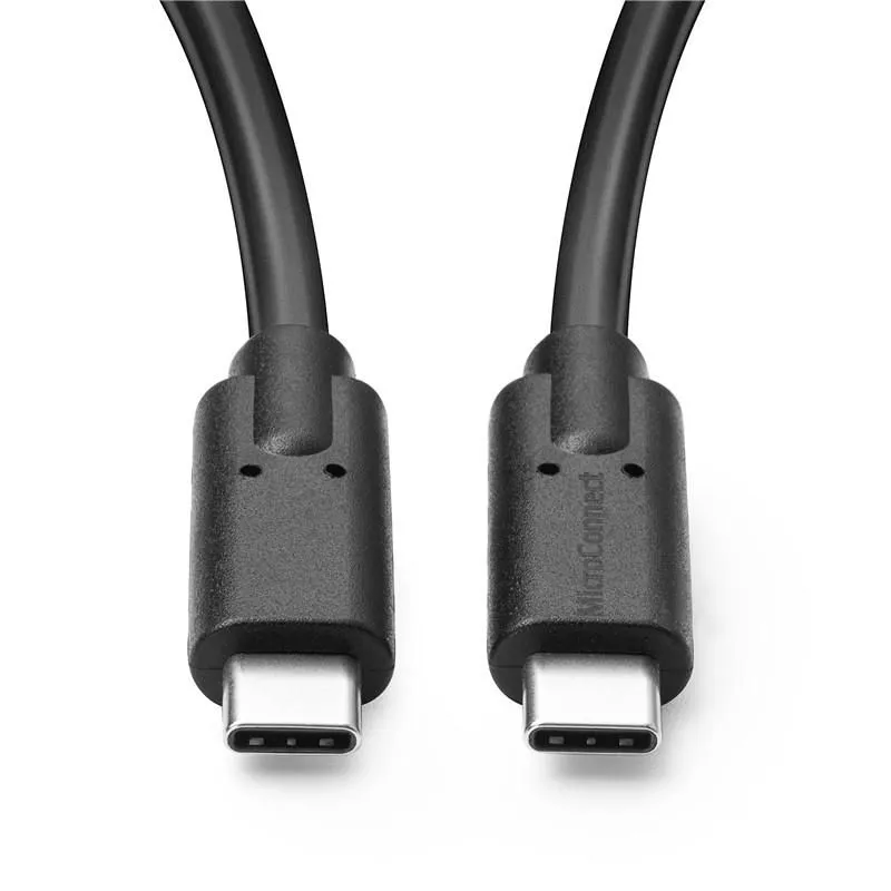 MicroConnect USB-C kabel, 100 W, 3 m, svart
