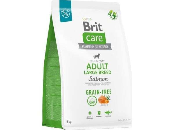 Brit Care Grain-free Adult Large Breed Salmon &amp; Potato, Koiran kuivaruoka, 3 kg