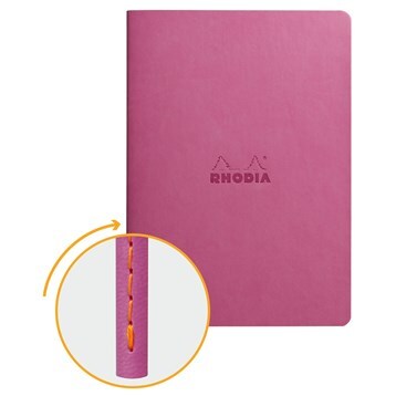 Rhodiarama Sewn spine Lilac A5 dot