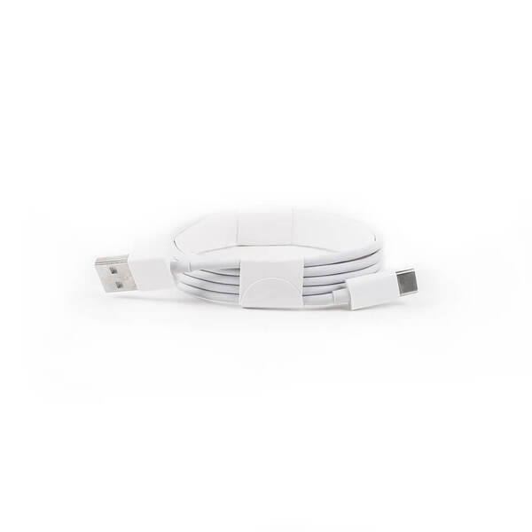 GEAR Langaton Dual QI Laturi USB-C Ansl. 2x10W Valkoinen Harmaa Kangas