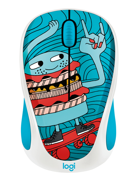 Logitech M238 Doodle Collection -langaton hiiri, Skateburger