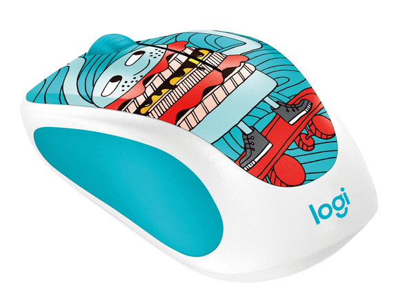 Logitech M238 Doodle Collection -langaton hiiri, Skateburger