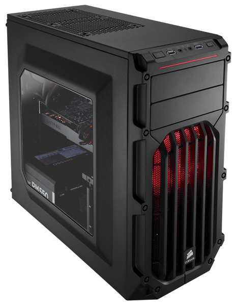 Corsair Carbide SPEC-03 Red Light, Mid Tower Gaming case