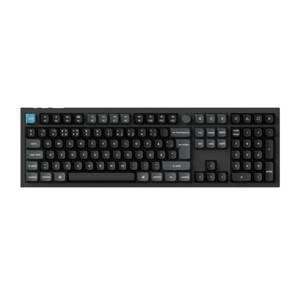 Keychron Q6 Ultra 8K Wireless Mechanical Gaming Keyboard, Keychron Silk POM Red, Black