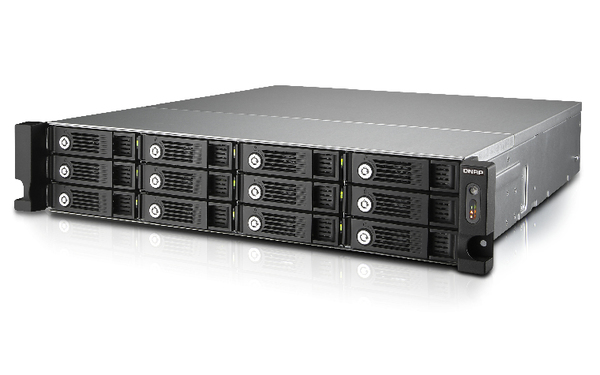 QNAP TS-1253U 4G NAS Rack 12-Bay Intel QuadCore Celeron 2.0GHz 4GB RAM 4 Gb LAN 4xUSB3.0 3 without Rail