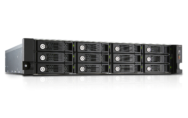 QNAP TS-1253U 4G NAS Rack 12-Bay Intel QuadCore Celeron 2.0GHz 4GB RAM 4 Gb LAN 4xUSB3.0 3 without Rail