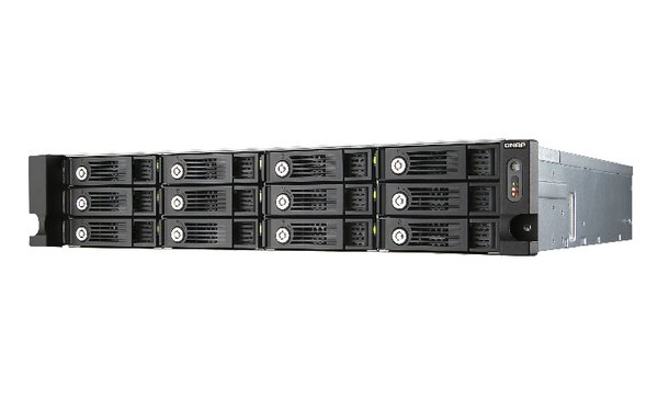 QNAP TS-1253U 4G NAS Rack 12-Bay Intel QuadCore Celeron 2.0GHz 4GB RAM 4 Gb LAN 4xUSB3.0 3 without Rail
