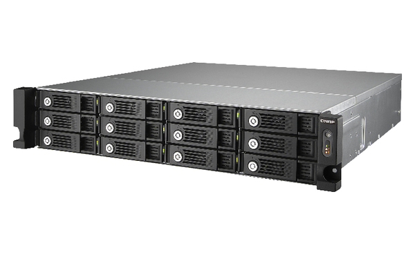 QNAP TS-1253U 4G NAS Rack 12-Bay Intel QuadCore Celeron 2.0GHz 4GB RAM 4 Gb LAN 4xUSB3.0 3 without Rail