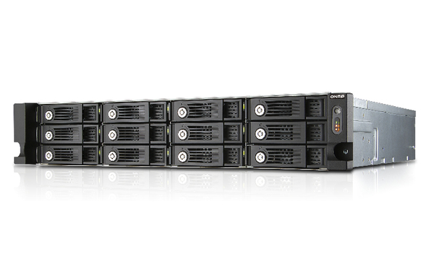 QNAP TS-1253U 4G NAS Rack 12-Bay Intel QuadCore Celeron 2.0GHz 4GB RAM 4 Gb LAN 4xUSB3.0 3 without Rail