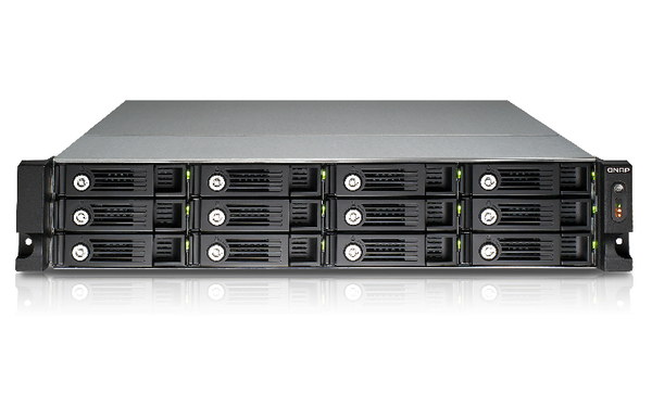 QNAP TS-1253U 4G NAS Rack 12-Bay Intel QuadCore Celeron 2.0GHz 4GB RAM 4 Gb LAN 4xUSB3.0 3 without Rail