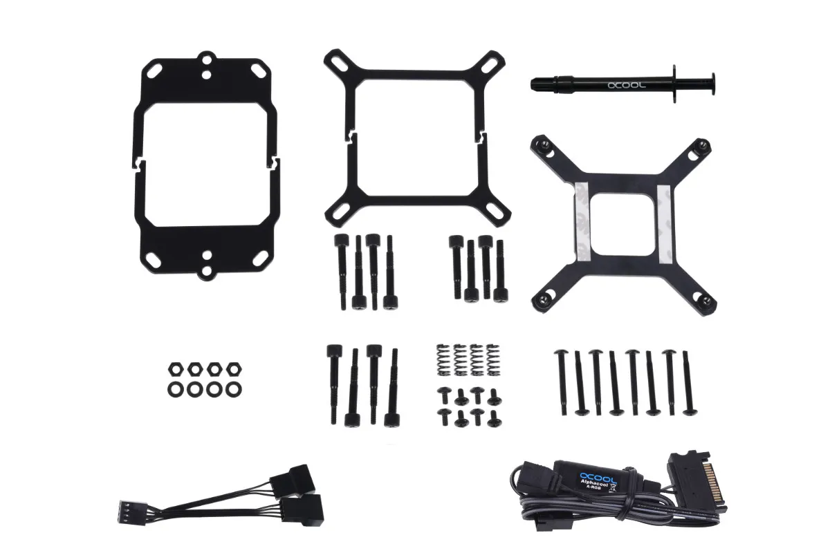 Alphacool Eisbaer Aurora 240mm ARGB Liquid Cooler, Black