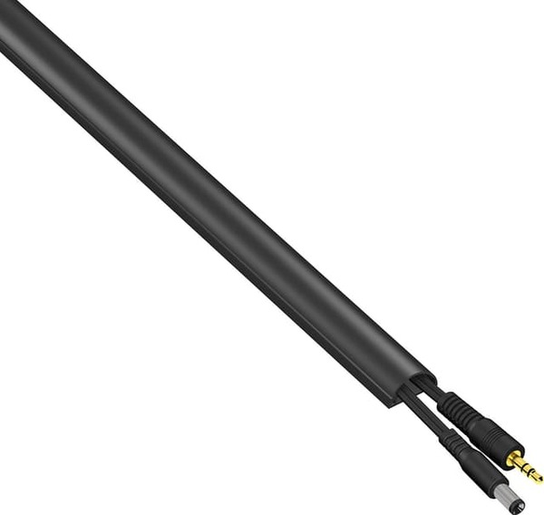 D-Line 20 x 10 millimeter 4 x 1 meter Self-Adhesive - Cable trunking kit, Black