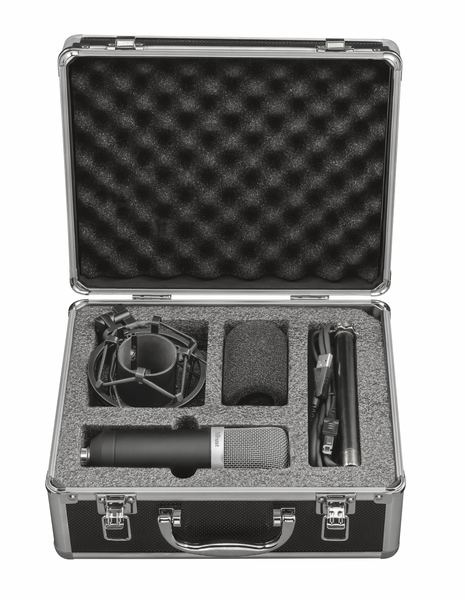 Trust GXT 252 Emita, USB, Condenser Microphone, Black