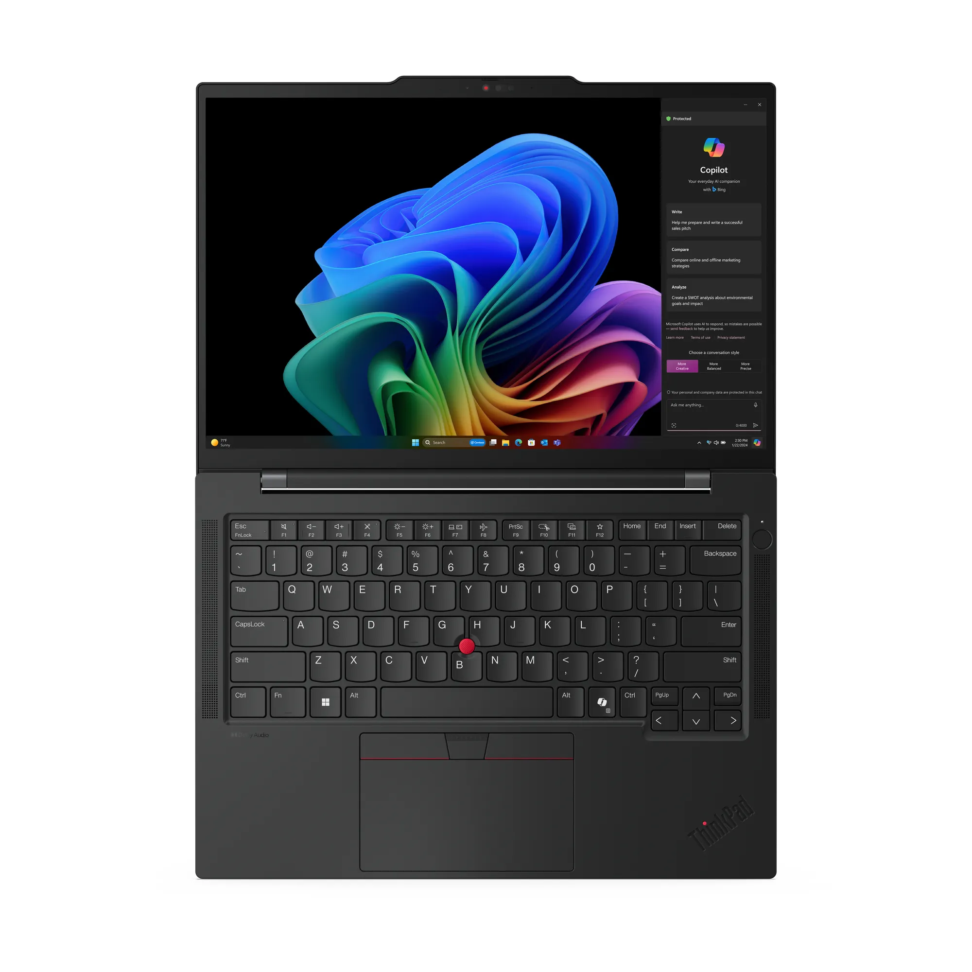 Lenovo ThinkPad T14s Gen 6 14&quot; FHD, Snapdragon X Elite X1E-78-100, 32GB RAM, 1TB SSD, Win 11 Pro - notebook, Black