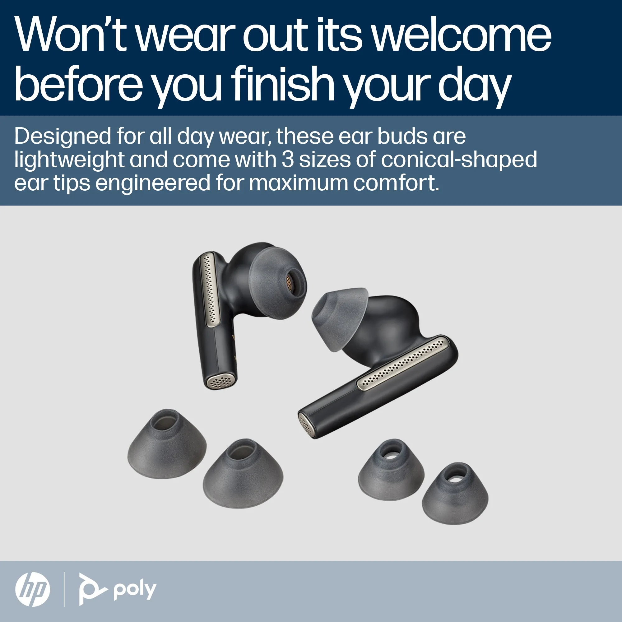 Poly Voyager Free 60 UC bluetooth -earbuds, black