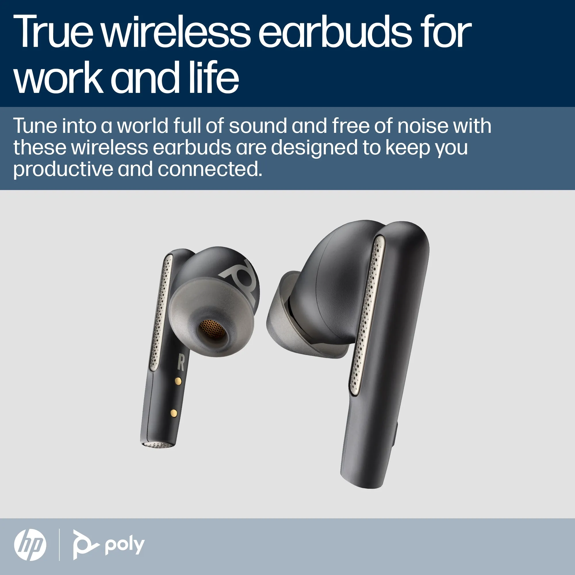 Poly VOYAGER FOCUS 2 UC - wireless headphones, Black