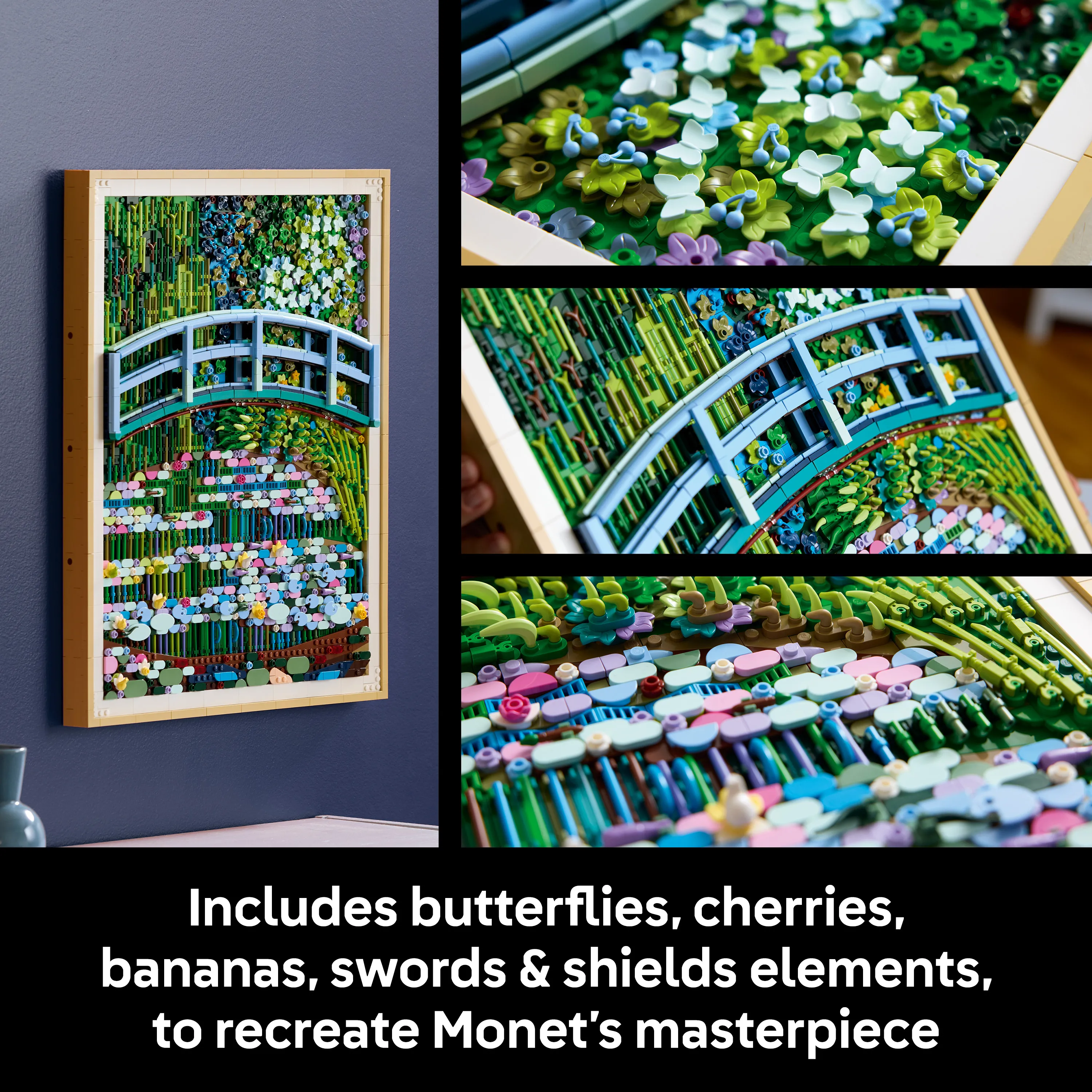 LEGO Art Claude Monet &ndash; Bridge over a Pond of Water Lilies 31220