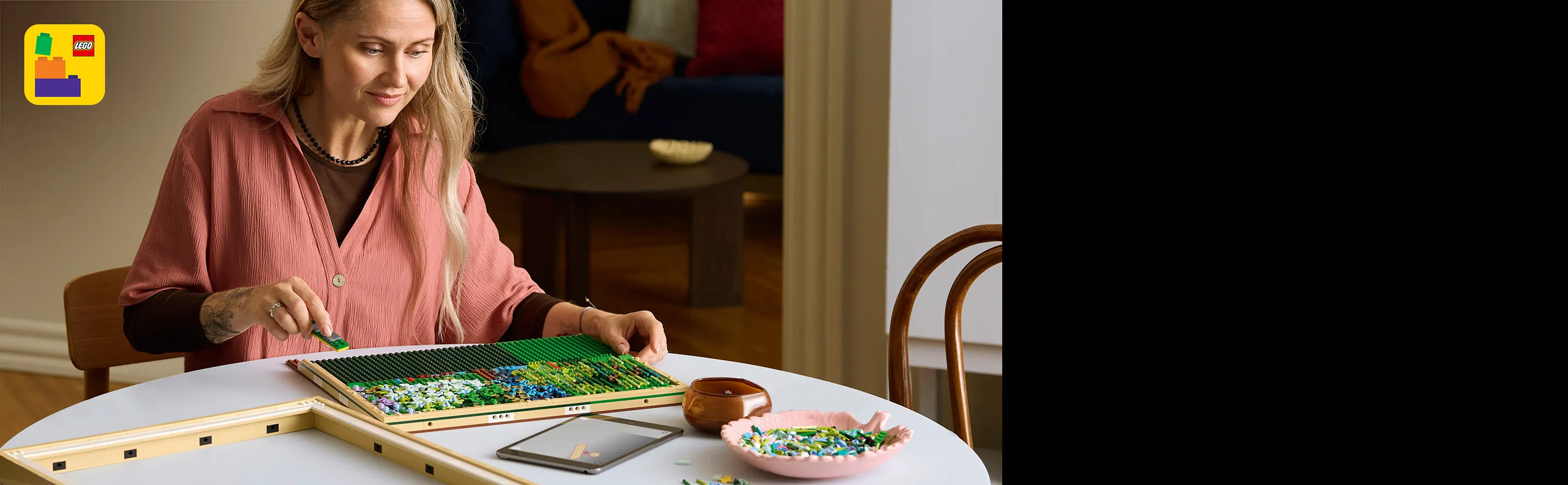 LEGO Art Claude Monet &ndash; Bridge over a Pond of Water Lilies 31220