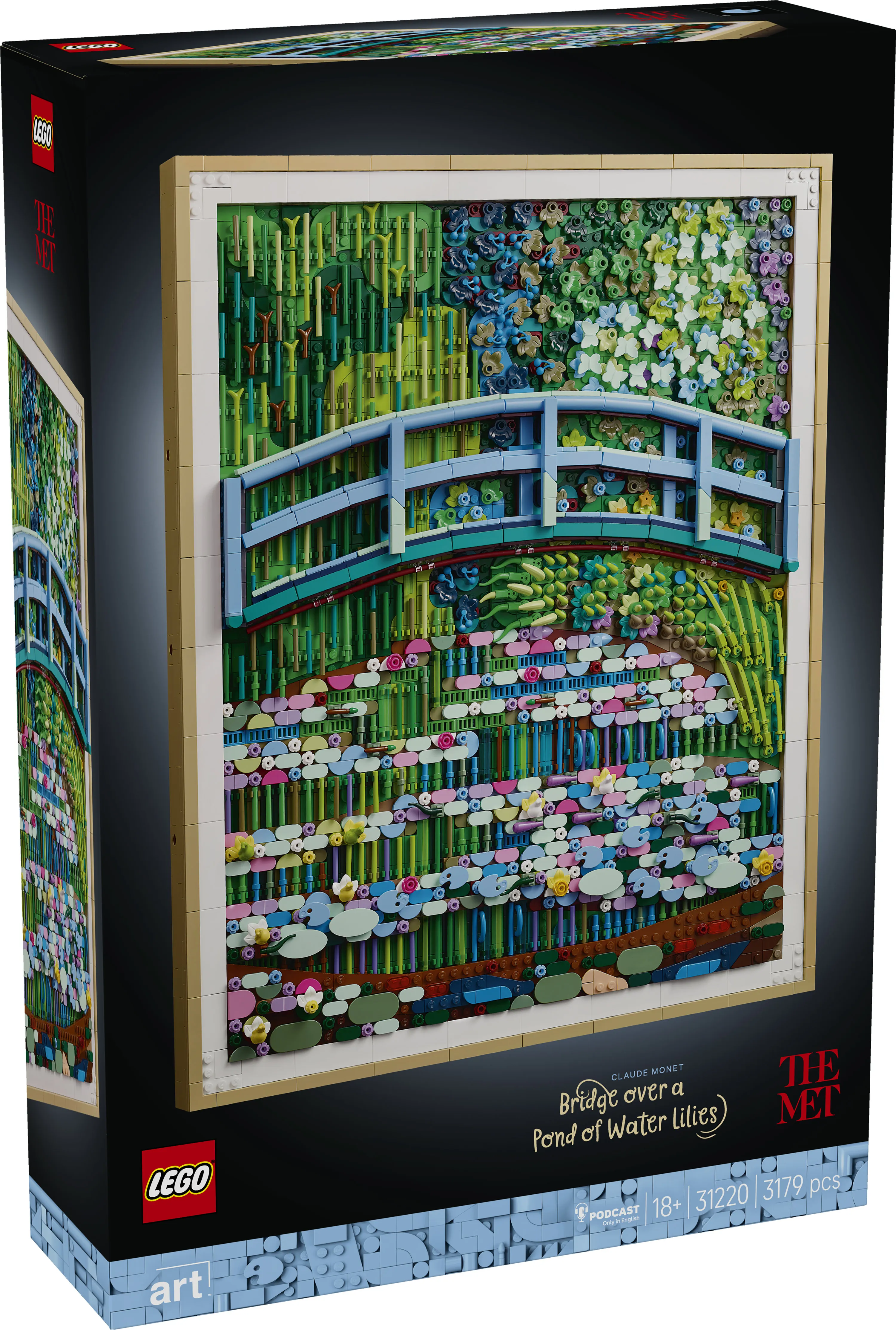 LEGO Art Claude Monet &ndash; Bridge over a Pond of Water Lilies 31220