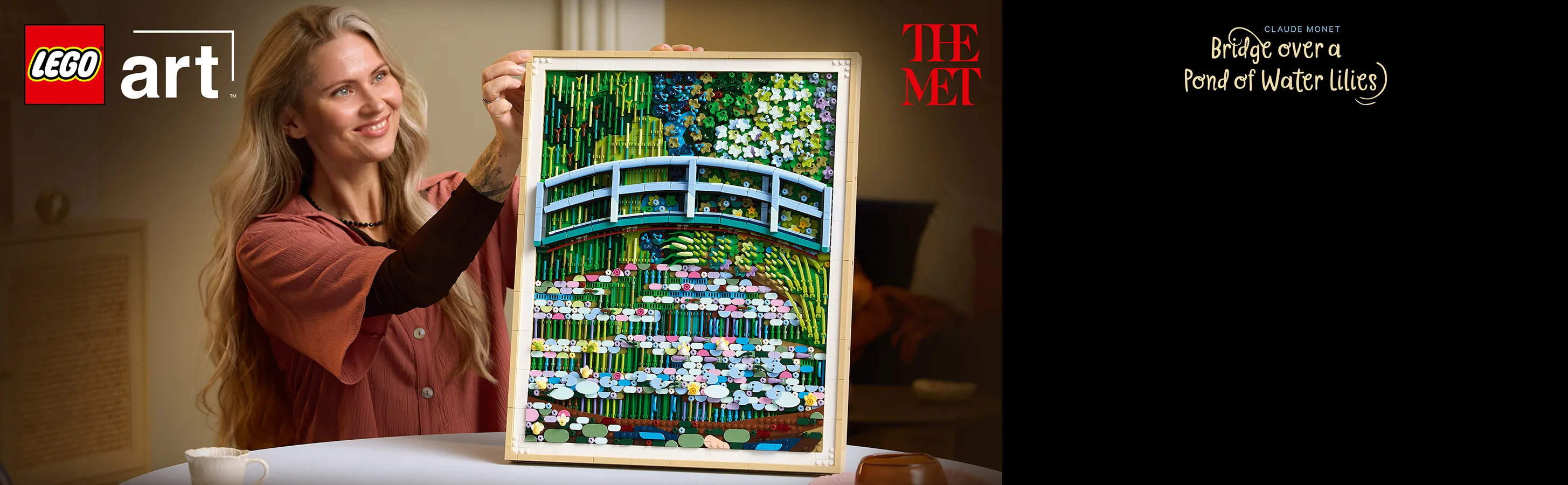 LEGO Art Claude Monet &ndash; Bridge over a Pond of Water Lilies 31220